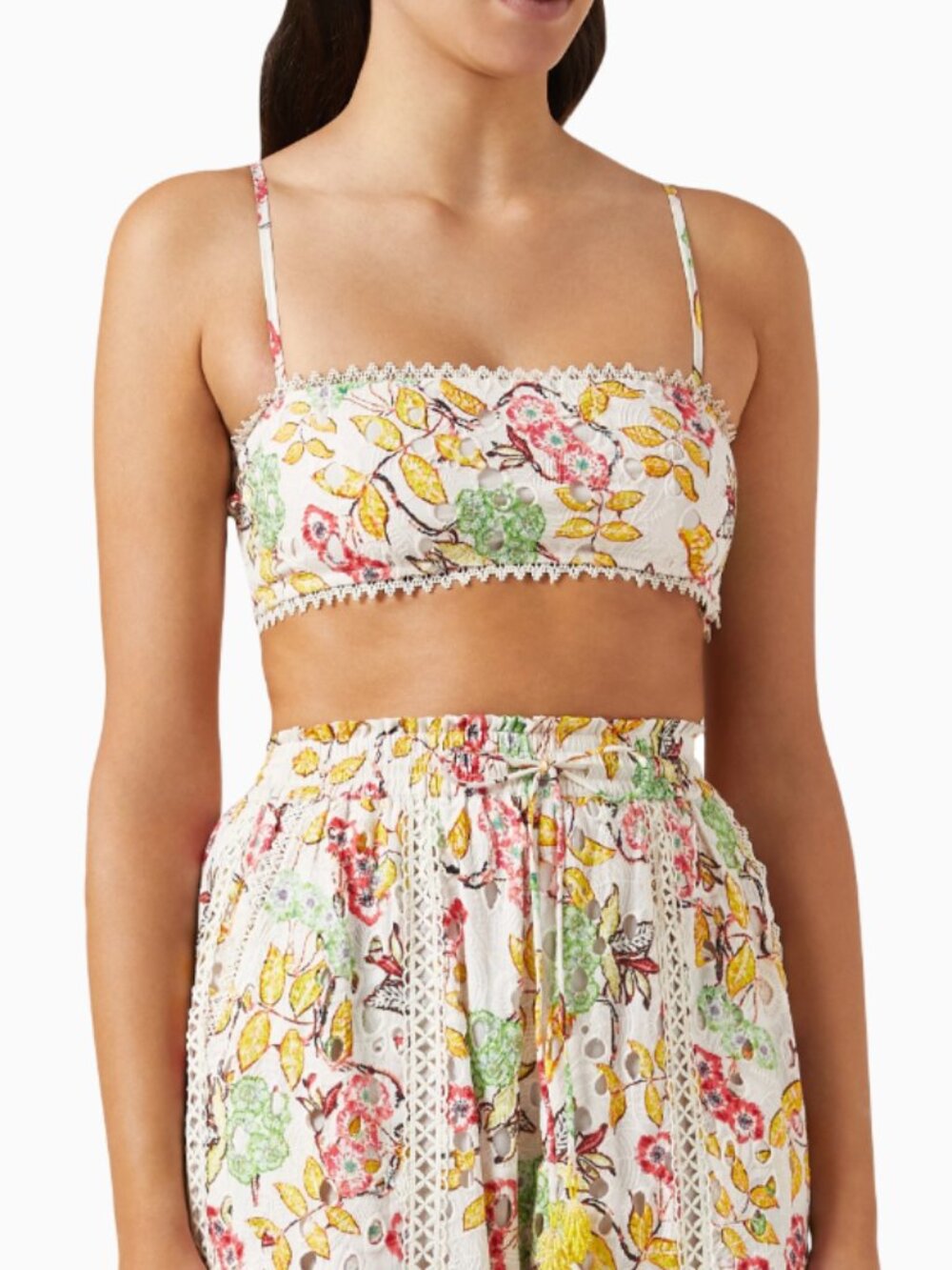 Hemant & Nandita Cotton Preet Bandeau Top Size Medium 39047 - Picture 9 of 11